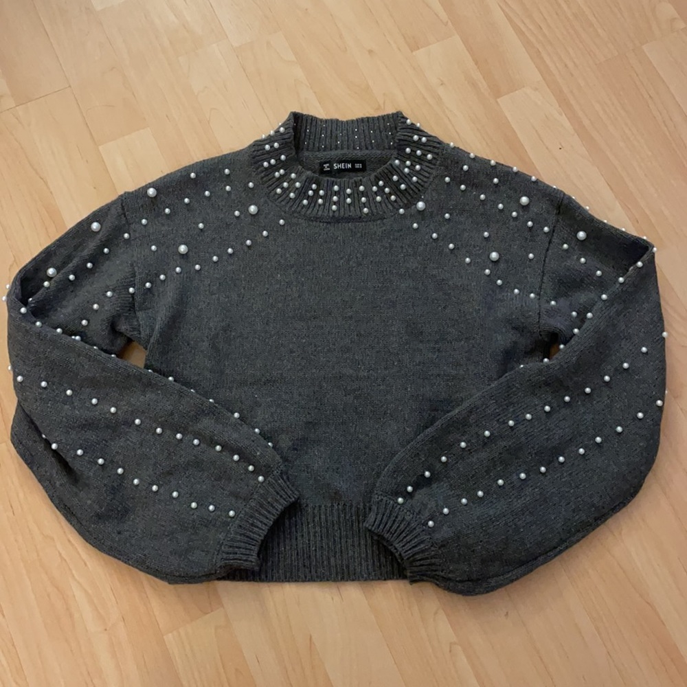 NWOT SHEIN Pearl Sweater